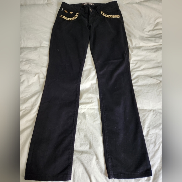 Robin's jean black with gold size 28 marilyn - Picture 1 of 15